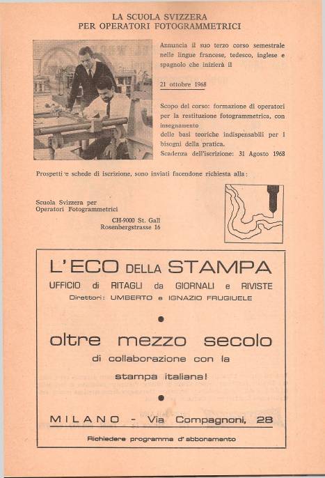 Copertina articolo #2 Bollettino SIFET ANNO: 1968 n.3